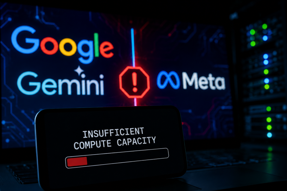 Google ограничила доступ Meta к Gemini из-за дефицита вычислительных мощностей
