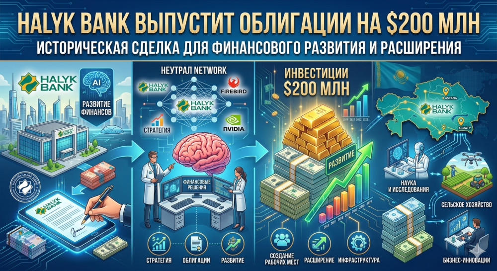 Halyk Bank выпустит облигации на $200 млн