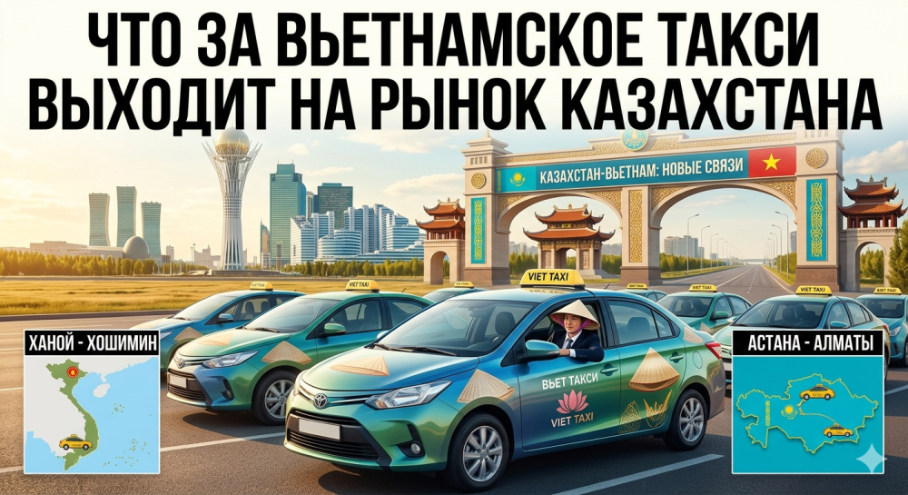 Что за вьетнамское такси выходит на рынок Казахстана