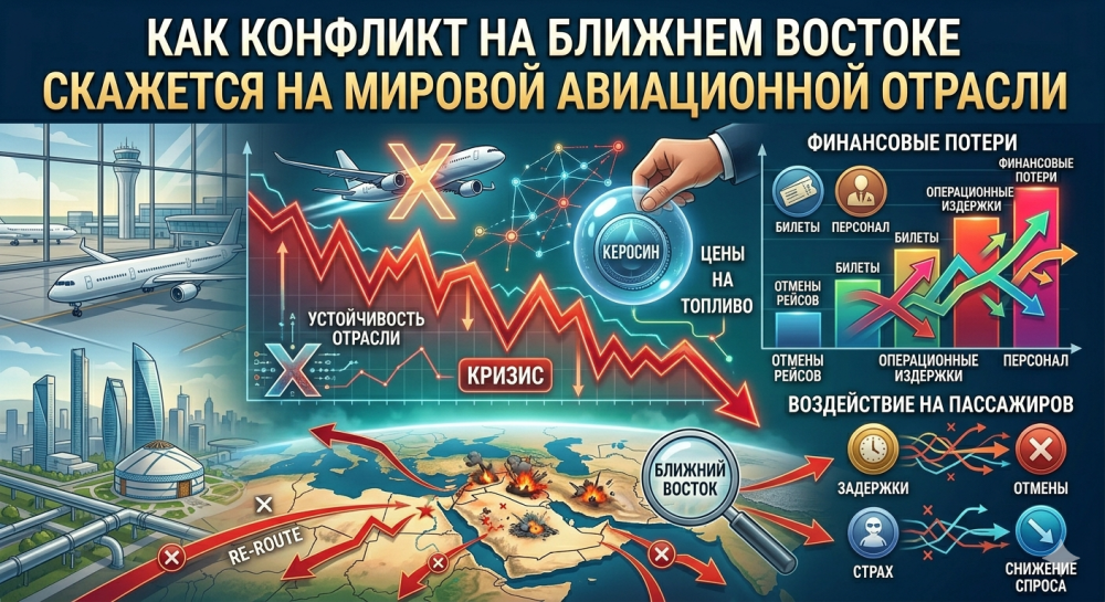 Как конфликт на Ближнем Востоке скажется на мировой авиационной отрасли
