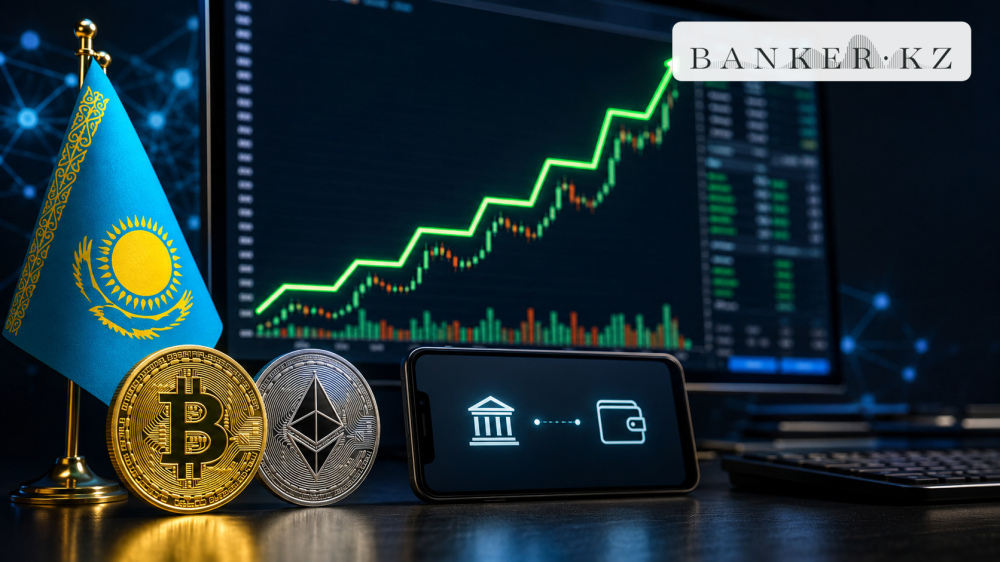 Оборот крипторынка Казахстана вырос в семь раз за год — до 10,6 млрд долларов