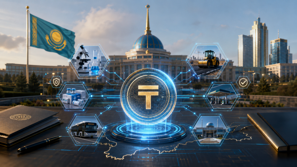 Пилотный проект по масштабированию цифрового тенге в бюджетной сфере запустили в Казахстане   