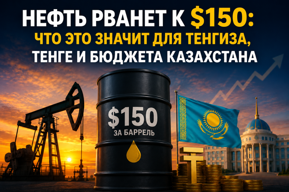 «Нефть рванет к $150: что это значит для Тенгиза, тенге и бюджета Казахстана»