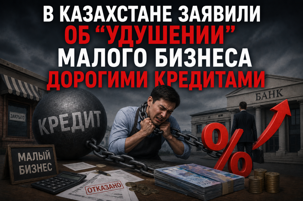 В Казахстане заявили об "удушении" малого бизнеса дорогими кредитами