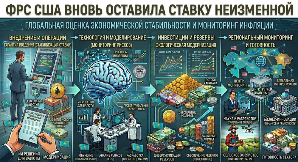 ФРС США вновь оставила ставку неизменной