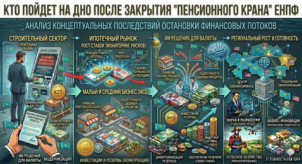 Кто пойдет на дно после закрытия «пенсионного крана» ЕНПФ