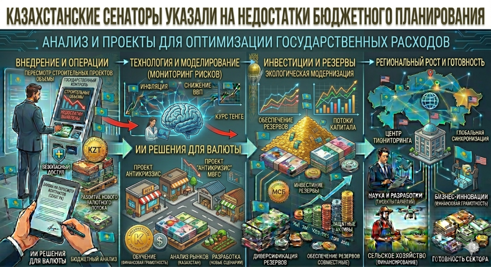 Казахстанские сенаторы указали на недостатки бюджетного планирования