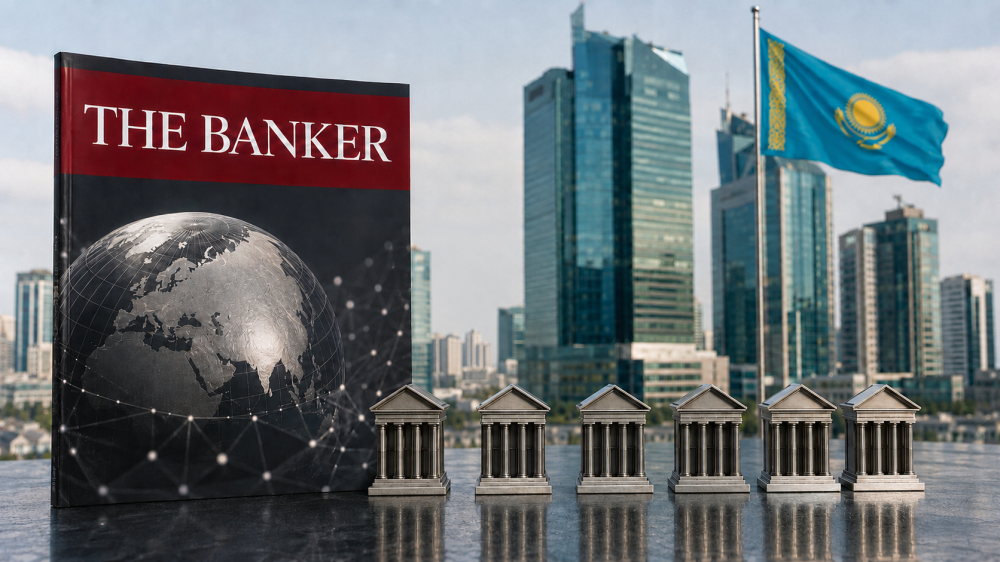 Шесть банков Казахстана вошли в мировой рейтинг Top 1000 World Banks 2026