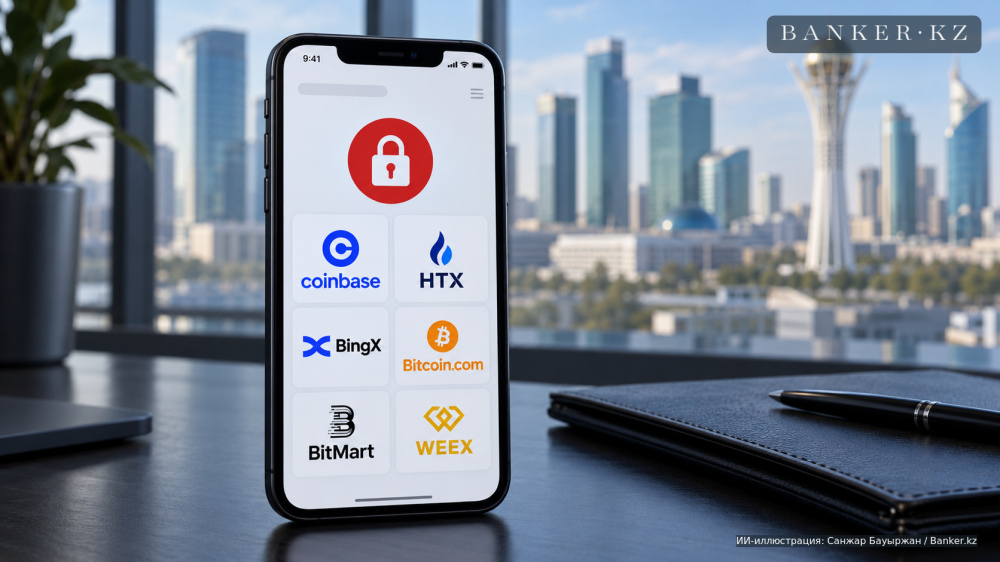 Суд МФЦА запретил Coinbase, HTX, BingX и ещё трём криптобиржам работать в Казахстане без лицензии. Что делать их клиентам