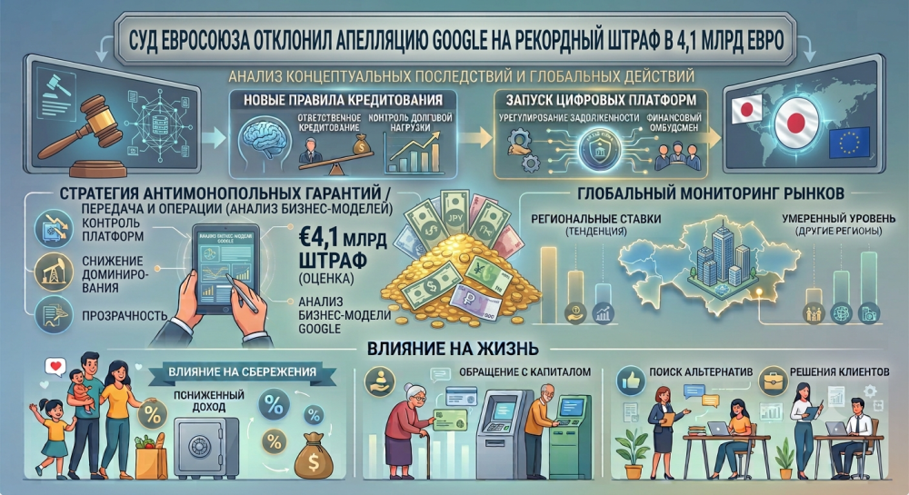 Суд Евросоюза отклонил апелляцию Google на рекордный штраф в 4,1 млрд евро