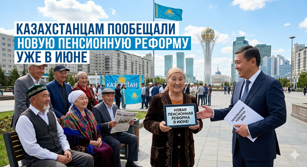Казахстанцам пообещали новую пенсионную реформу уже в июне