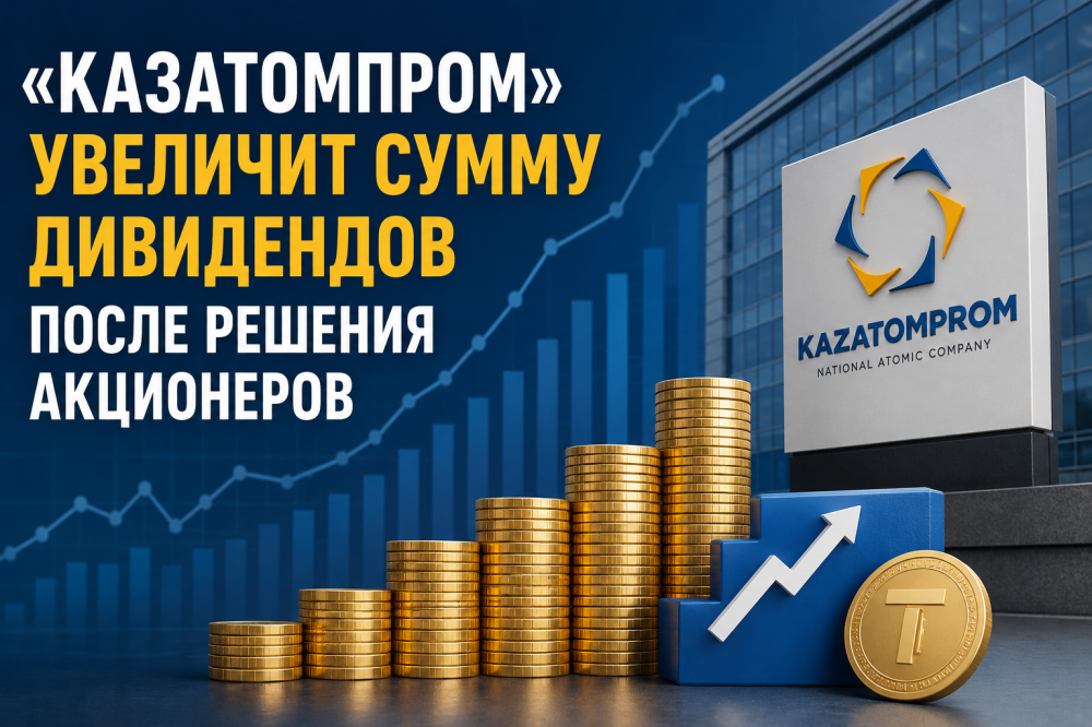 «Казатомпром» увеличит сумму дивидендов после решения акционеров