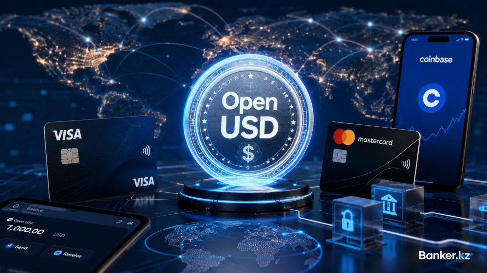 Visa, Mastercard и Coinbase участвуют в запуске нового глобального стейблкоина Open USD