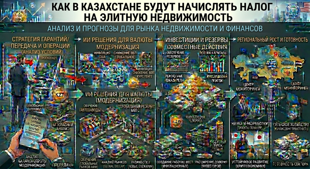 Как в Казахстане будут начислять налог на элитную недвижимость