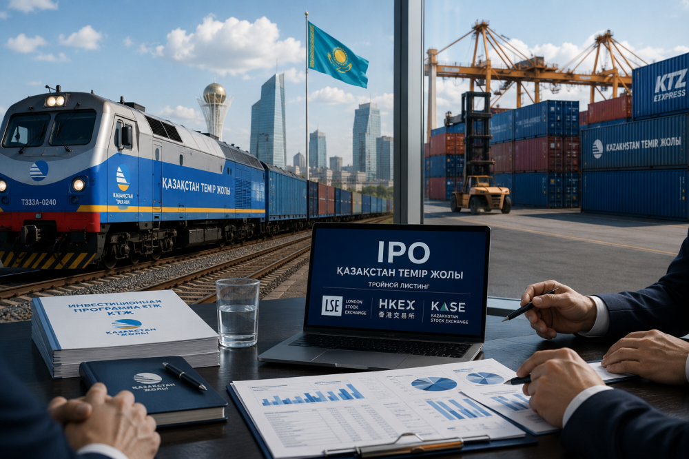 КТЖ выйдет на IPO 2026 с тройным листингом LSE/HKSE/KASE