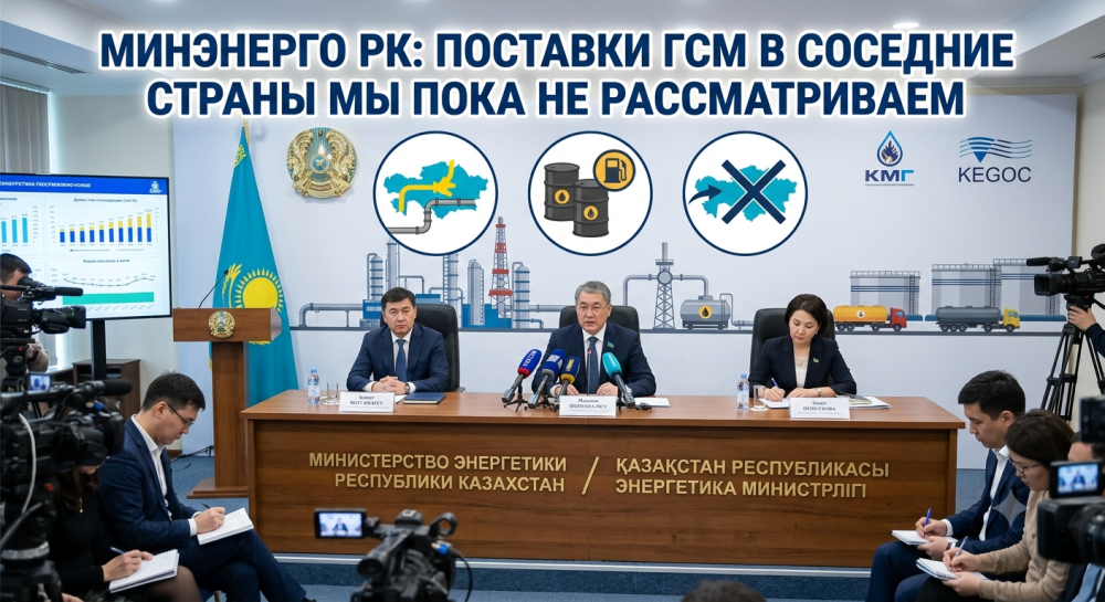 Минэнерго РК: Поставки ГСМ в соседние страны мы пока не рассматриваем