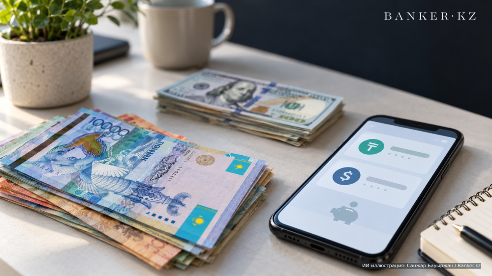 Вклады выросли до рекордных 51,5 трлн тенге. Люди уходят из долларов, бизнес — наоборот