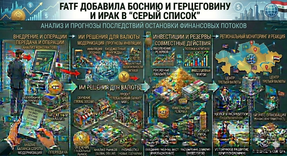FATF добавила Боснию и Герцеговину и Ирак в серый список